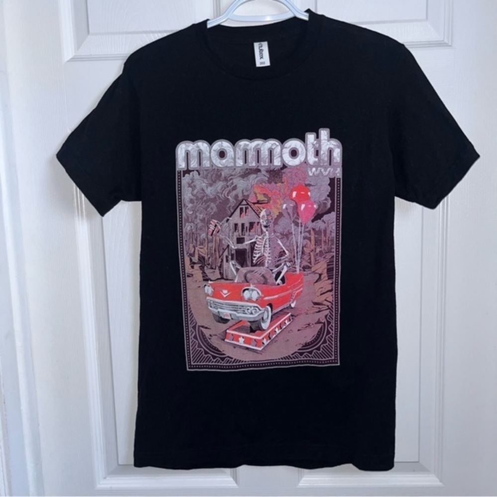 NWOT Mammoth WVH Band Tee Tultex T-Shirt Small Men music tour black Hard rock